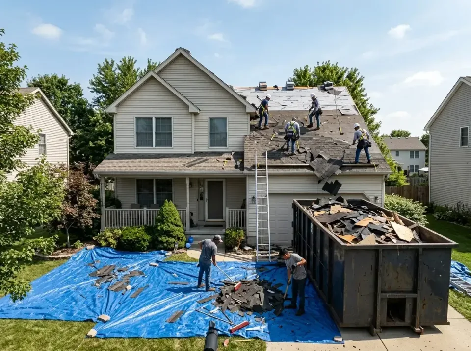 roof-replacement-debris-remova-004 — frequently asked questions, Cheapest Dumpster Rentals in Tilton, IL